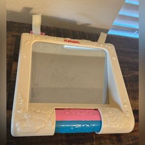Playskool Chiming Baby Mirror Vintage 1989 Crib Toy